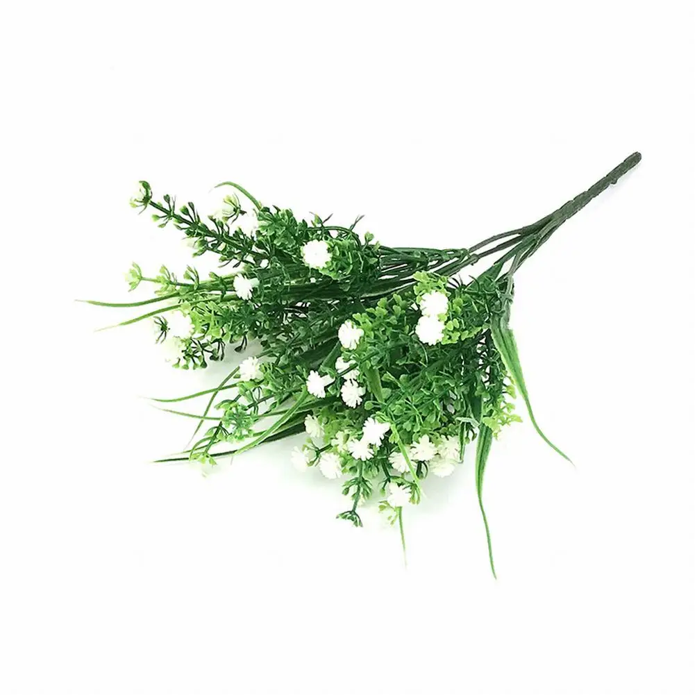 GYPSOPHILA-ガーデングラス,プラスチックアクセサリー,小さな葉のシミュレーション,32cm,新品