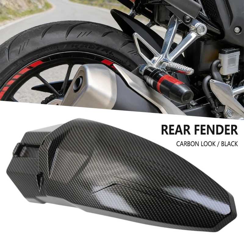 Para-lama Traseiro Carbon Black com Protetor de Respingos Dianteiro para Honda CB500X CBR500R CB 500 F X CBR 500R CB500F 2013-2021 2020