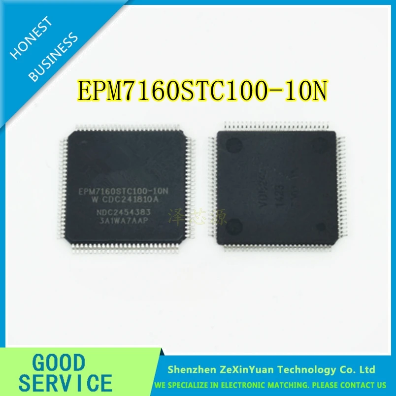 EPM7160STC100-10 EPM7160STC100-10N EPM7160 QFP-100 kualitas terbaik, 1 buah/3 buah/5 buah