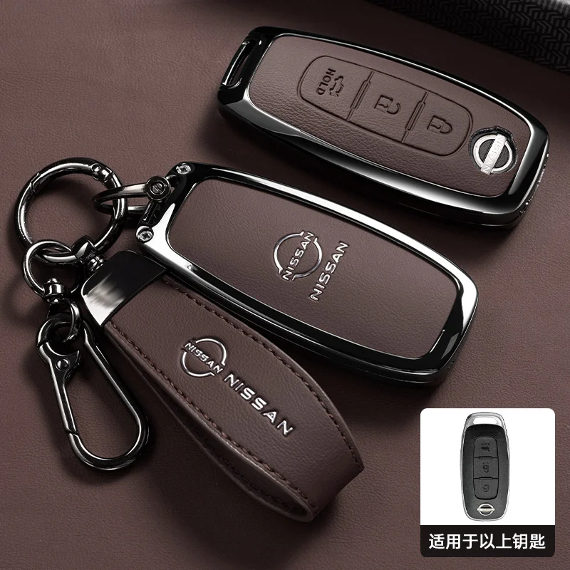 Liga de zinco capa chave do carro caso saco para nissan versa x-trail t33 j12 qashqai teana altima ariya serena chutes pathfinder rogue 2023