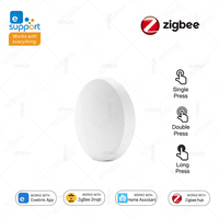 Zigbee Button Smart Wireless Remote Control Scene Switch Battery Powered Automation Scenario Switch For EWelink Devices Z2mqtt