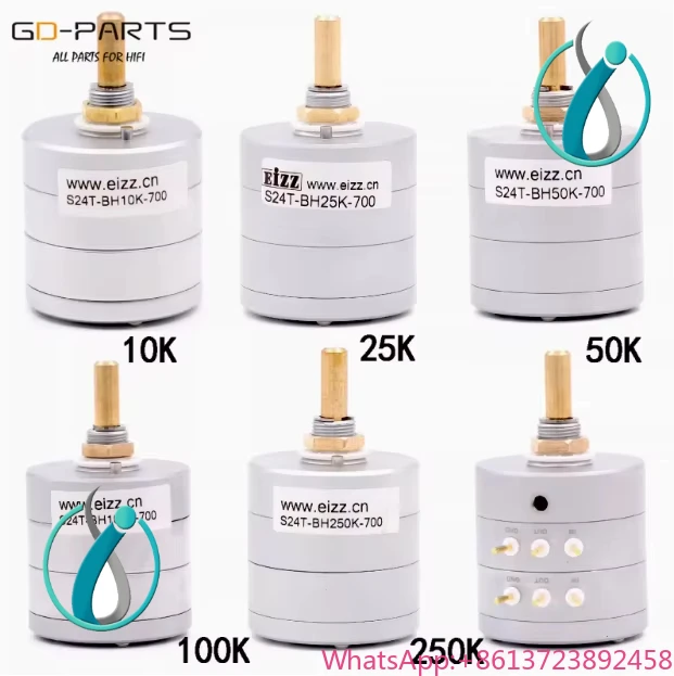 

Высококачественный оригинальный потенциометр Eizz S24T, 24-уровневый шаговый двойной стерео 10K 25K 50K 100K 250K