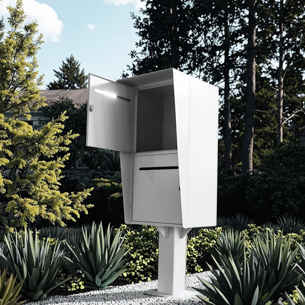 2-Door Vertical Steel Anti-Theft Postal Lockers Durable Letter Mail Storage Boxes Freestanding Office Mailboxes