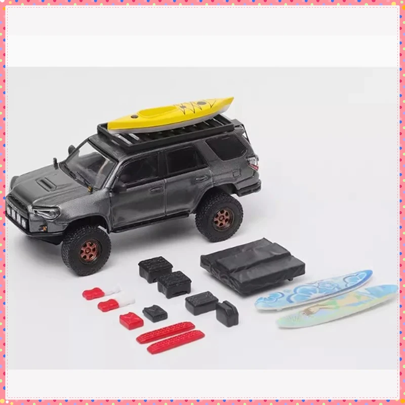 GCD 1:64 4Runner Off-road Heavy Modification Edition Simulatie Legering Automodel met accessoires Jongen Cadeau Speelgoed