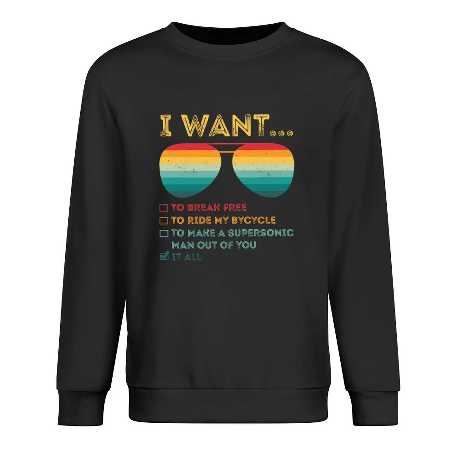 مضحك الموسيقى عاشق هدية دراجة زي أريد ذلك جميع البلوز الرجال ارتداء الملابس الشتوية الملابس للرجال هودي