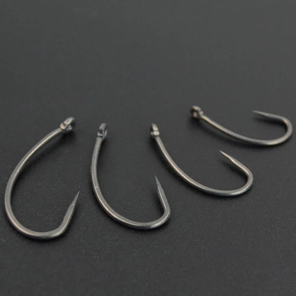 Available High Quality Carp Fishing Hooks High Carbon Steel Barbless Fishhooks Pcs Box Model Optional Model Feature