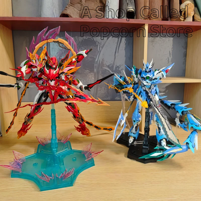 

В наличии сборный мех Ao Bing & Ne Zha National Creation с шестиручной рамой из сплава, основанием лотоса и множественной фигуркой