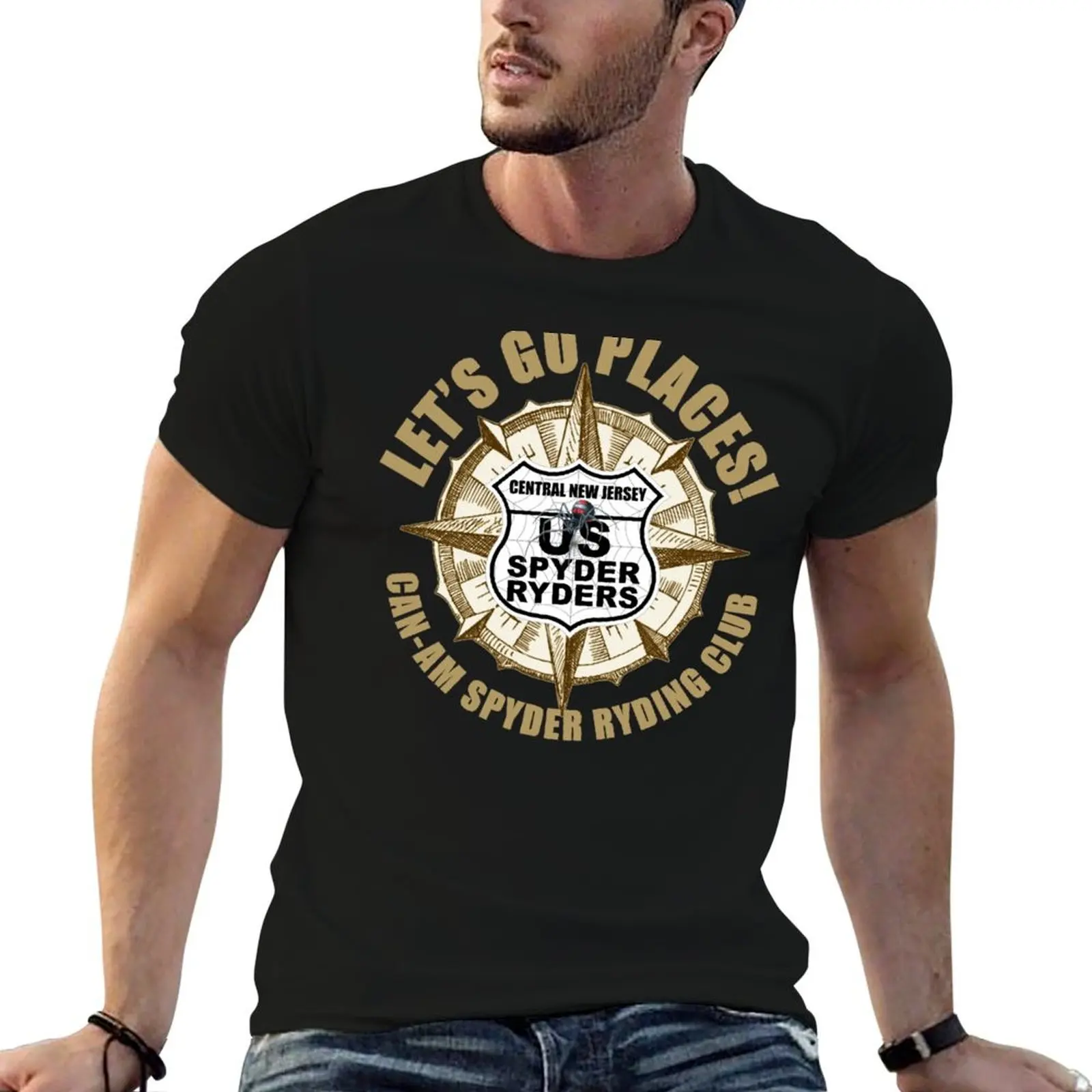 Central New Jersey Chapter - Let's Go Places T-Shirt anime figures man t shirt designer shirts men graphic t shirts