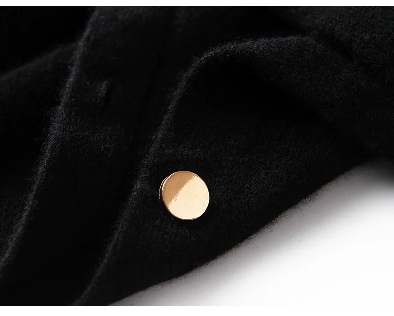 AOSSVIAO 2026 Neue Herbst-Winter-Kollektion Damen Reiner Kaschmir-Schal Einfarbig Warme Strick-Cape-Poncho mit Seitenknöpfen Oberbekleidung – Detail 23
