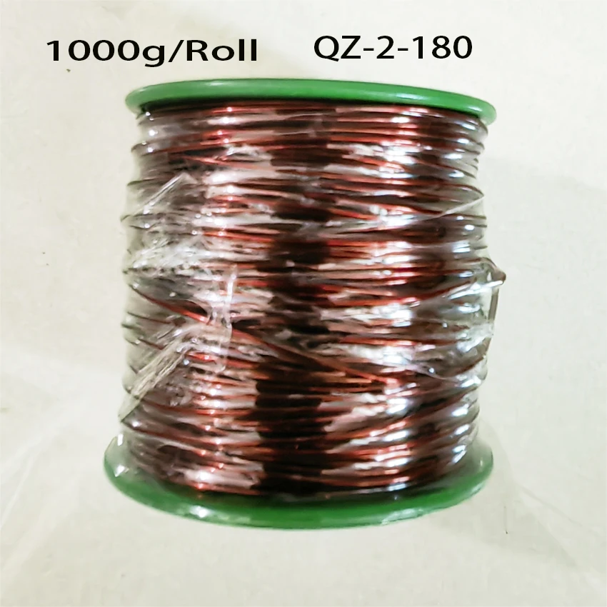 

1000G/Roll Polyester Copper Enameled Wire Round Copper Wire QZ-2-180 Copper Wire1000g