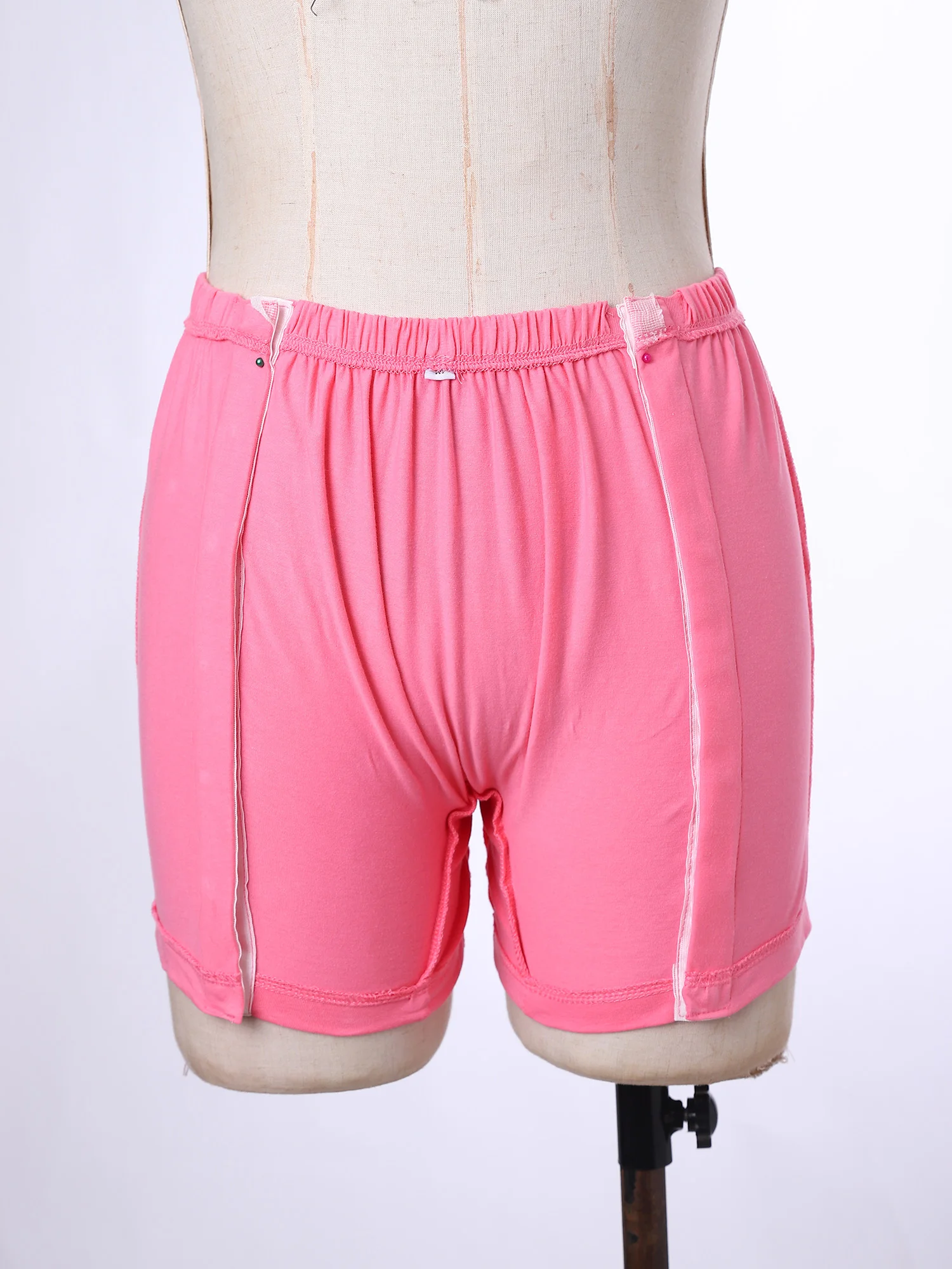 

Womens Easy-to-wear Adaptive Shorts Sides Lace-up/Button Elastic Waistband Underwear Shorts for Bedridden Patients Special Needs