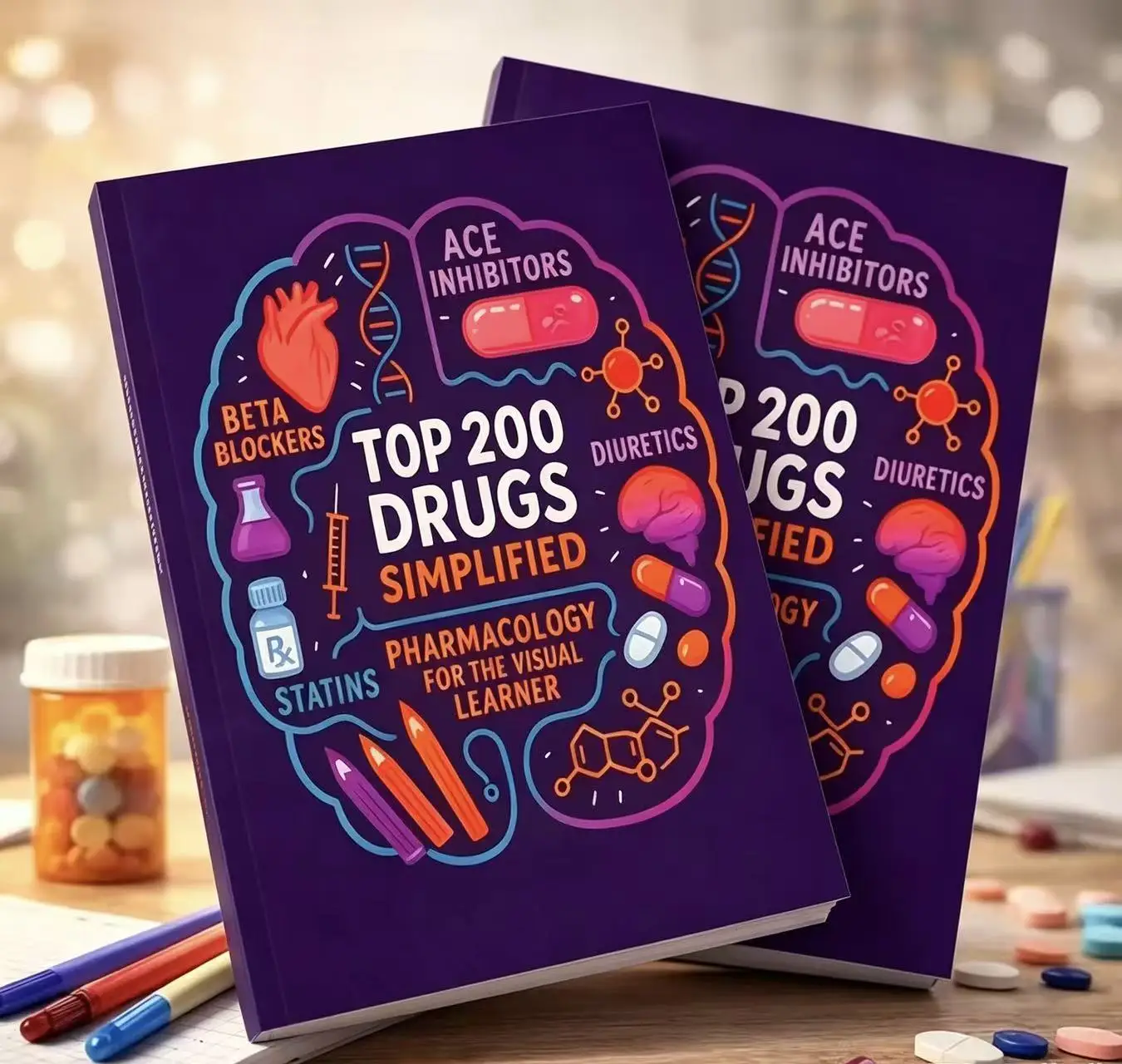 Essential Guide to Common Medications: Memory Assistance and Efficient Review Materials with Over 200 Pages of Clinical Essentia