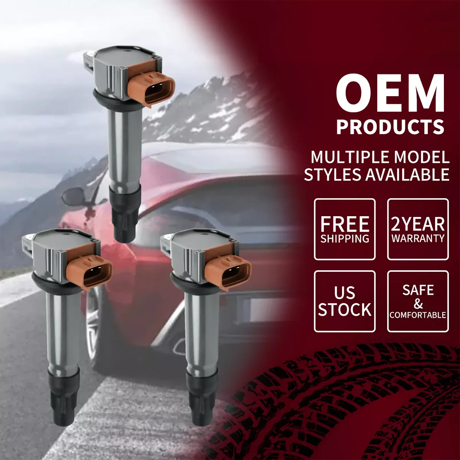 

1 & 3 шт катушка зажигания 420666140 совместима с Sea-Doo All Spark 900 Ace Rxp Rxt Gtx 300 Hp заменяет 420666141 420666142