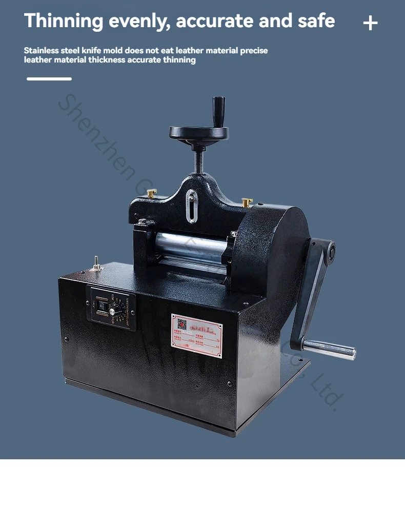 

Professional Electric & Handheld Leather Skiving Machine, Leather Splitter Thickness Planner for Shoe Making, Leather Craft DIY