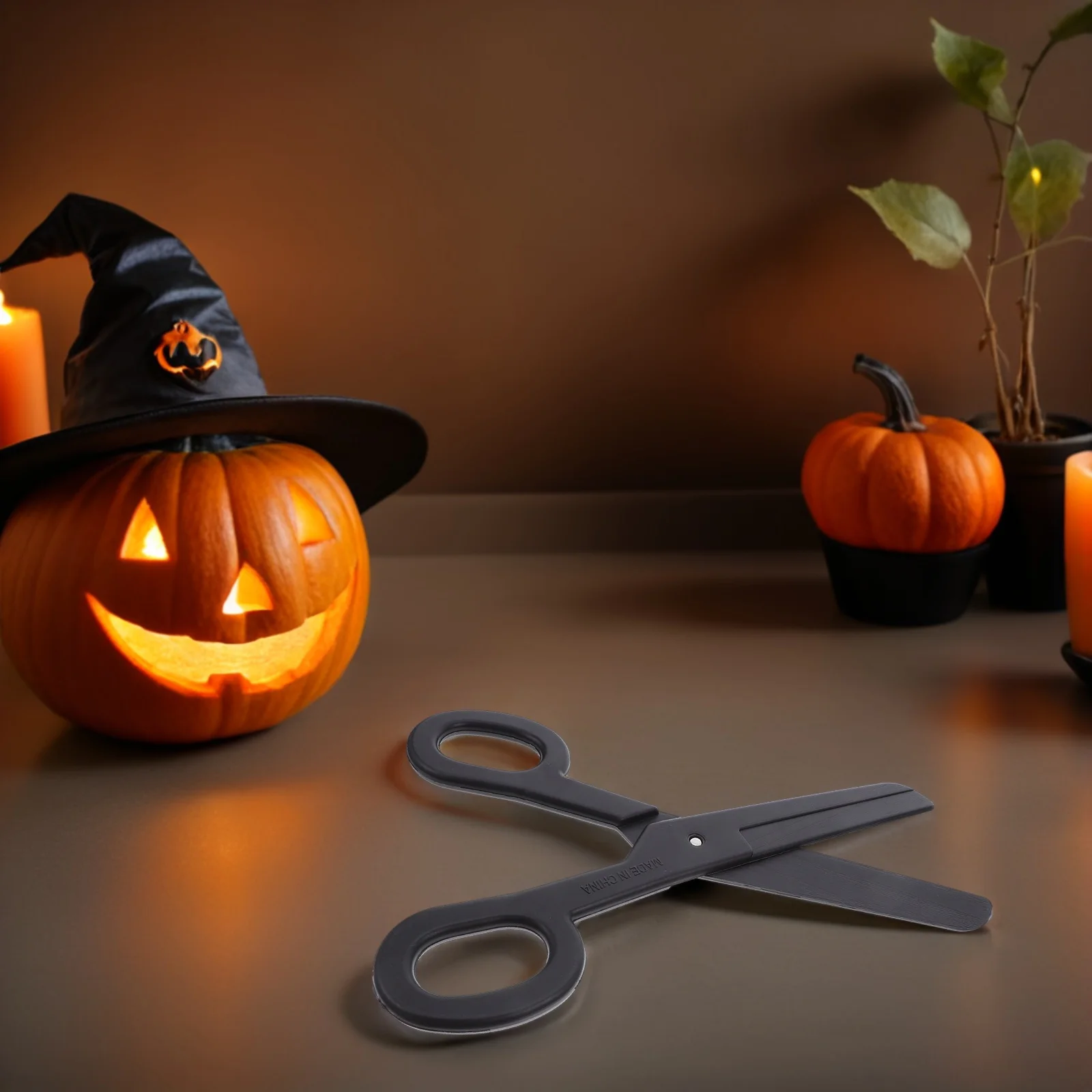 2Pcs Large Fake Scissors Realistic Theater Prop Decorative Stage Scissor Costume Accessory Halloween Dress Up Circus Party