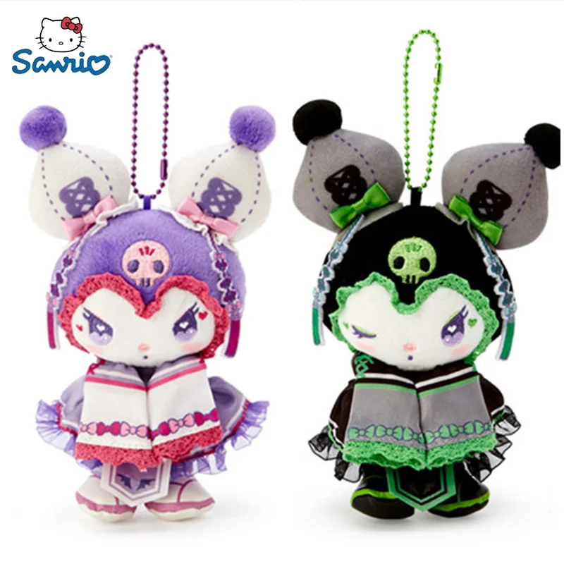 New Sanrio Kuromi Chinese Style Plush Pendants Children's Toys Keychain Bag Decorative Pendants Plush Toys Valentine's Day Gifts