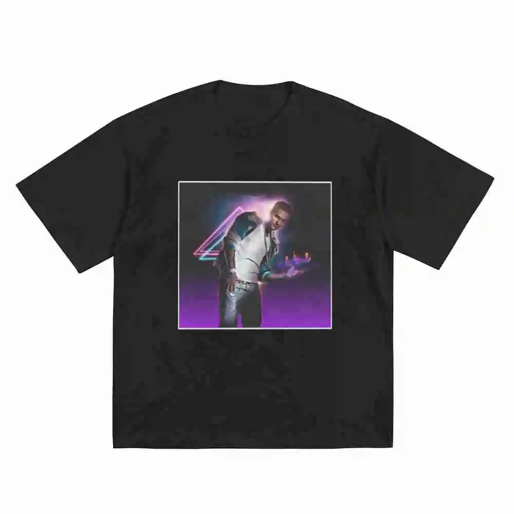 M Pokora Pyramid Short Sleeve Tee 100% Cotton T-Shirt
