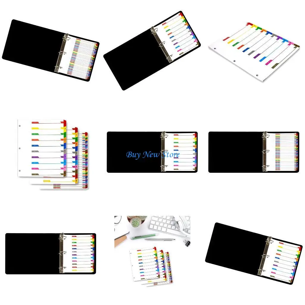 

20CE File Wide Dividers Index Dividers Binder Dividers School Office Supplies