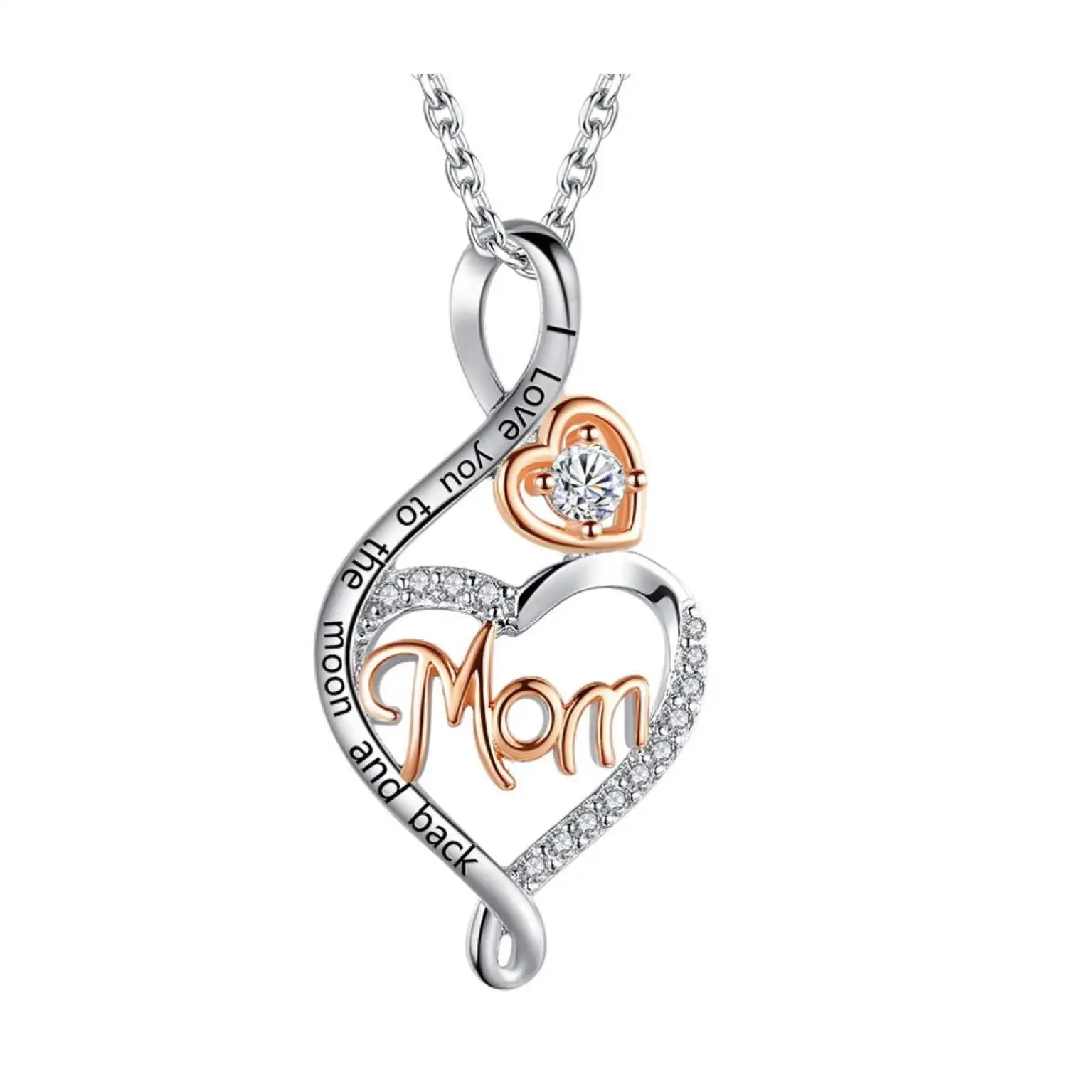 Unicorn Sterling Silver Necklace for Women Mom Grandma Nana Birthday Mothers Day Jewelry Gift from Daughter Son Wife Pendant