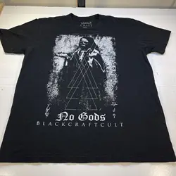 BLACKCRAFT CULT NO GODS DEATH SKULL SATANIC GOTHIC TEE T SHIRT Mens XL