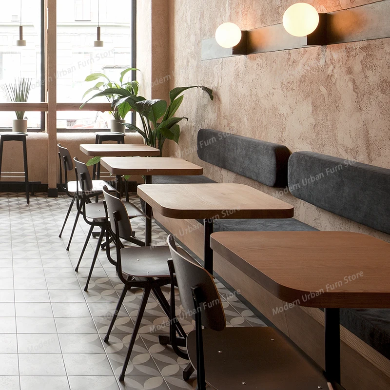 

Restaurant Coffee Café Tables Homestay Study Reception Hotel Café Tables Have A Meal Pine Wood Café Furniture Salontafel MHKFZ