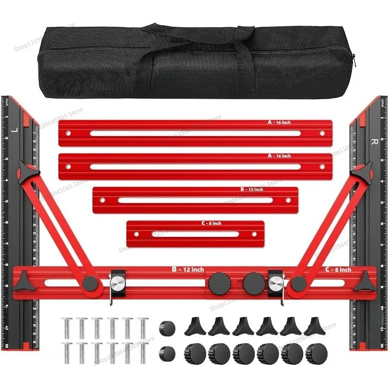 Suitable for Stair Ruler Function, Stair Ruler Measurement, Folding Ruler, Woodworking Decoration, Home Tools