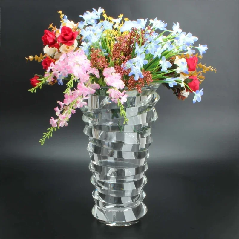 

Luxury Vase Baccarat Wedding, Center Transparent K9 Crystal Vase Craft Gifts