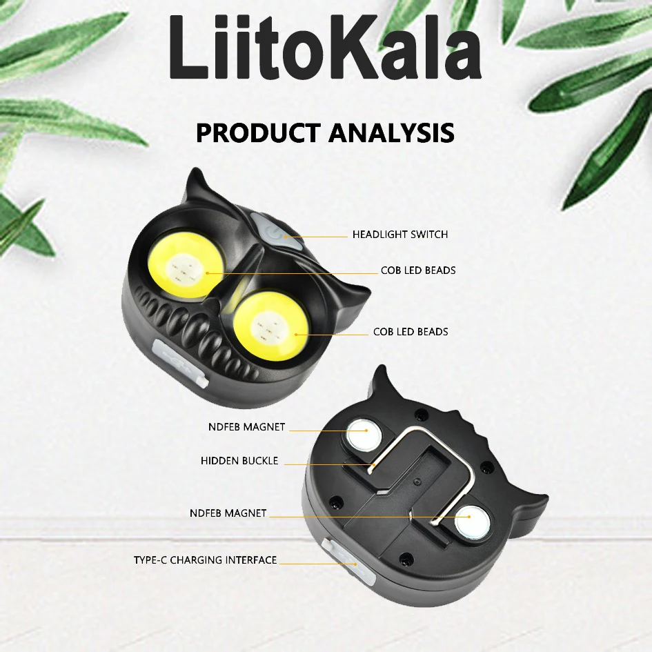 LiitoKala Mini Owl Headlight LF-208 LF-209