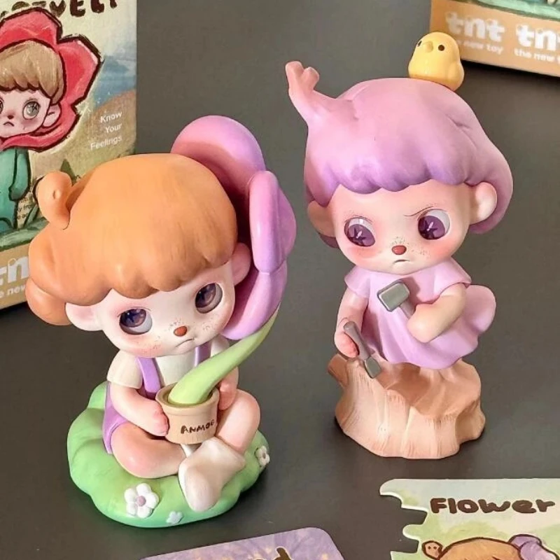 

Tntspace Anmoo Listen Attentively Series Figurine Blind Box Ideal Surprise Desk Decoration Gifts Mystery Kawaii Desktop Gifts