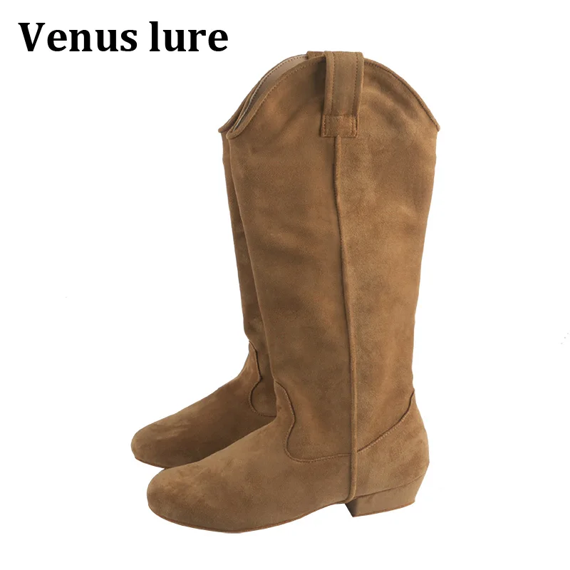 

Танцевальные ботинки Venus Lure Country Dance, абрикосово-коричневые, женские, для лин-дэнса, длинные, на молнии, для танцев в помещении