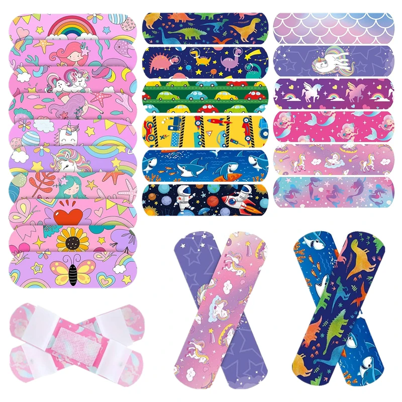 40 sztuk 50 sztuk 60 sztuk w zestawie Cartoon plaster plaster do przylepiania na opatrunek na rany Patch dzieci dzieci Woundplast bandaże samoprzylepne
