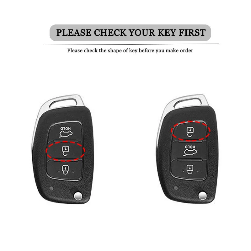 New Soft TPU Fold Car Key Case Cover Shell for Hyundai Tucson Sonata Santa Fe Elantra Accent Solaris Verna IX25 IX35 I20 I30 I40