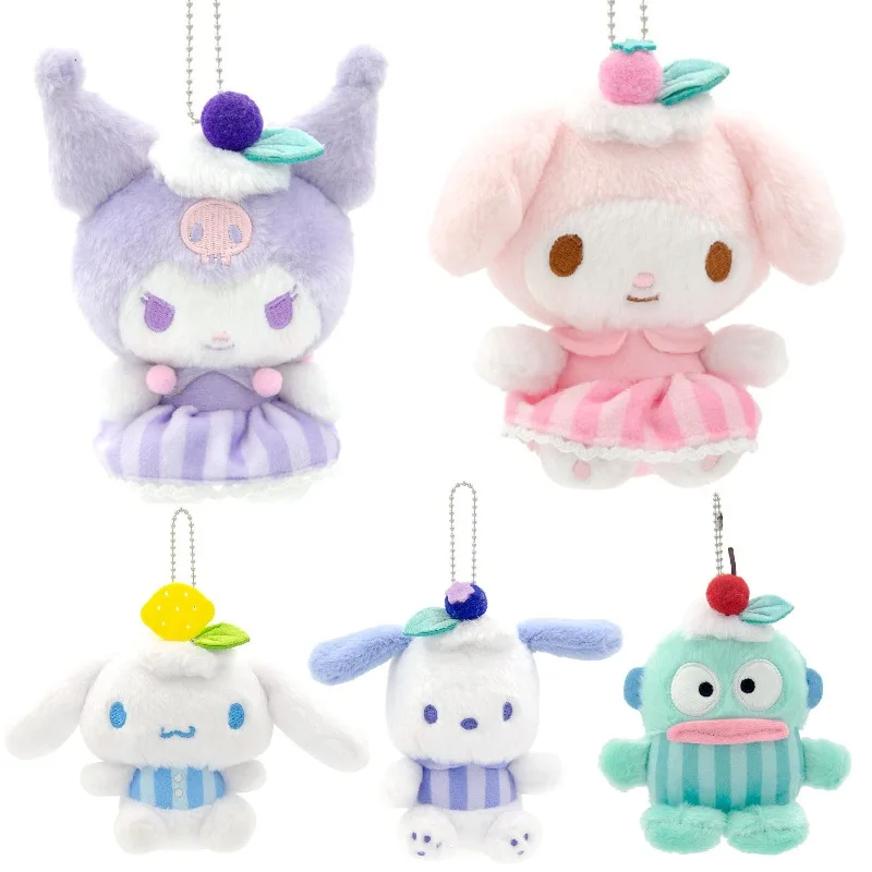 

Милый плюшевый брелок Sanrio: Куроми, Май Мелоди, Хелло Китти, Синаморолл, Помпомпурин. Кавайный аксессуар для сумки, подарок. Моя мелодия