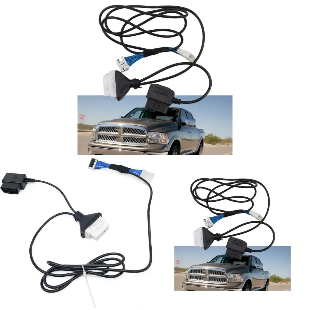 

Keyless Entry Harness 60cm Intelligent Matching Cable Plastic Keyless Starter Harness Not Theft Protections for Vehicl