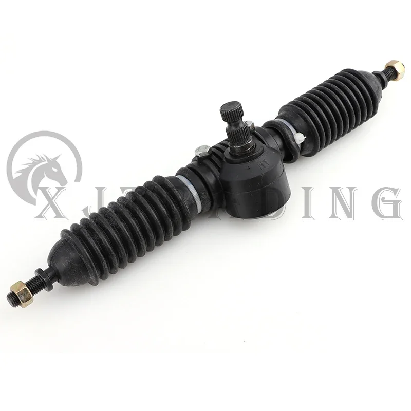 320mm Go Kart Threaded DIY Professional Parts Metal Vehicle Accessories Steering Gear Pinion Assembly Durable Solid Shaft Rack