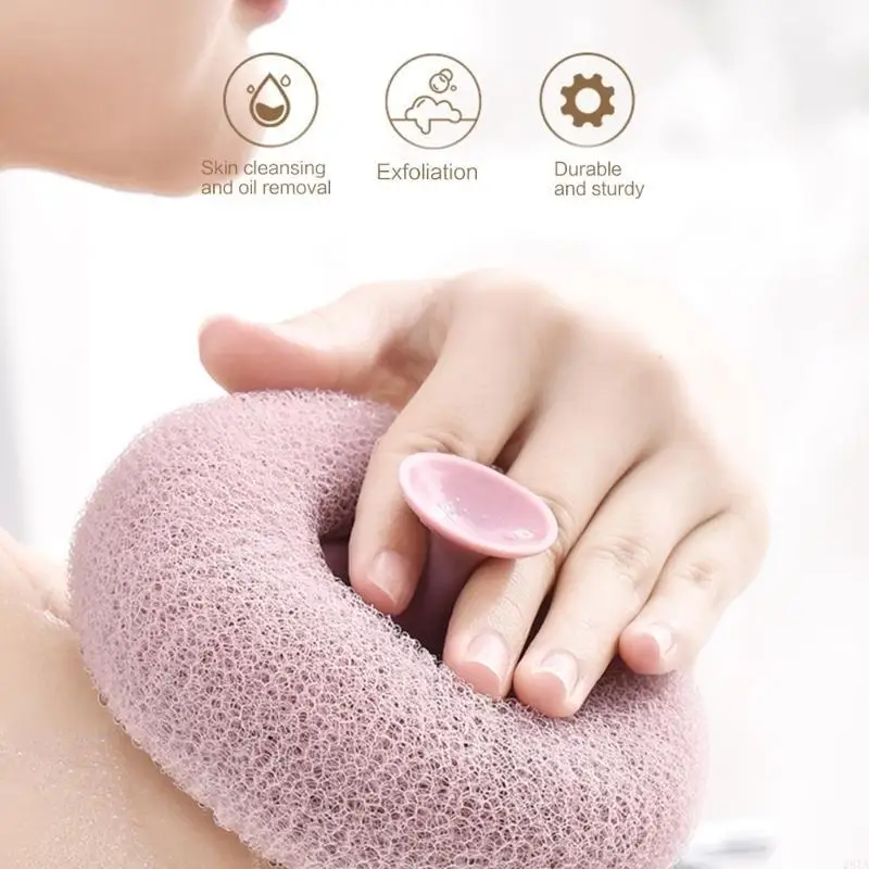 28TAバススポンジユニセックススポンジルーファボディボディスクラバーシャワースポンジバスバススポンジ