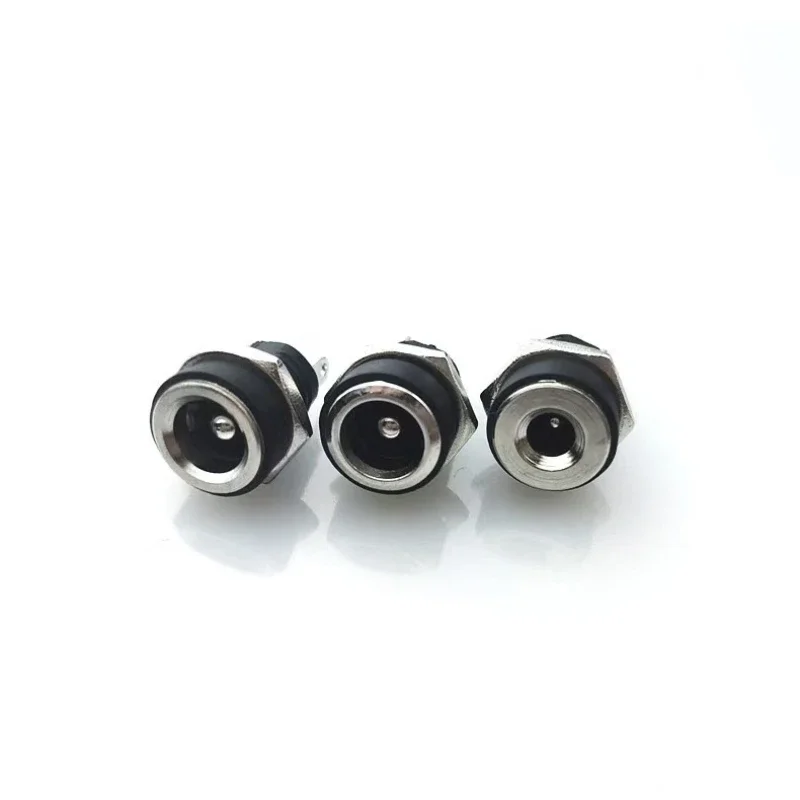 2/5/10Pcs DC022B 5.5 x 2.1mm DC Power Jack Socket Connector 2 Pin Female Panel Mount Adapter 5.5*2.1 mm DC Connector