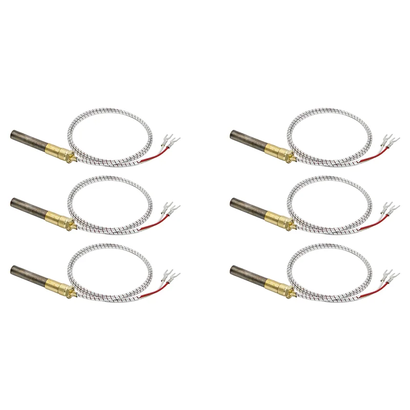 

Hot Sale-36In 750Mv Thermopile Fit For Heat Glo Heatilator, 750℃ Millivolt Thermocouple Replace For Fireplace Parts Q313A, 6PCS