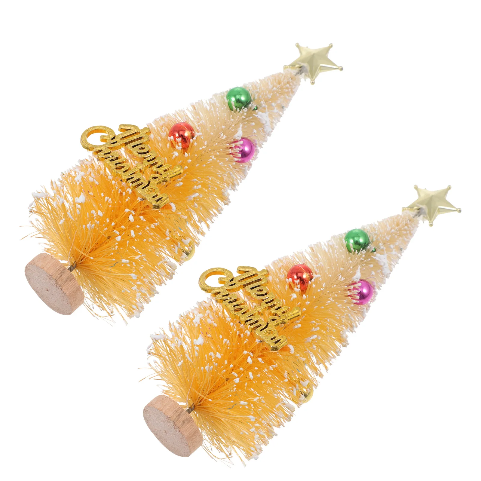 

Indoor Christmas Tree Ornaments Centerpieces Miniature Decorative Pine Tabletop