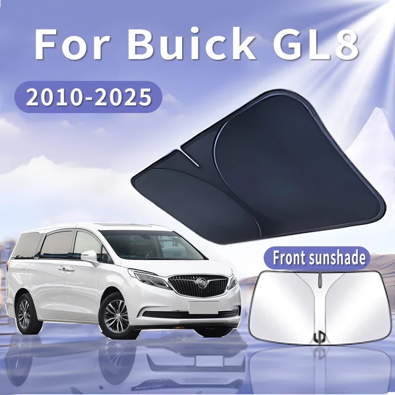 Foldable Car Sun Visor For Buick GL8 2010~2025 2018 Front Windshield Sunshade Heat Insulation Summer Cooling Auto Accessories