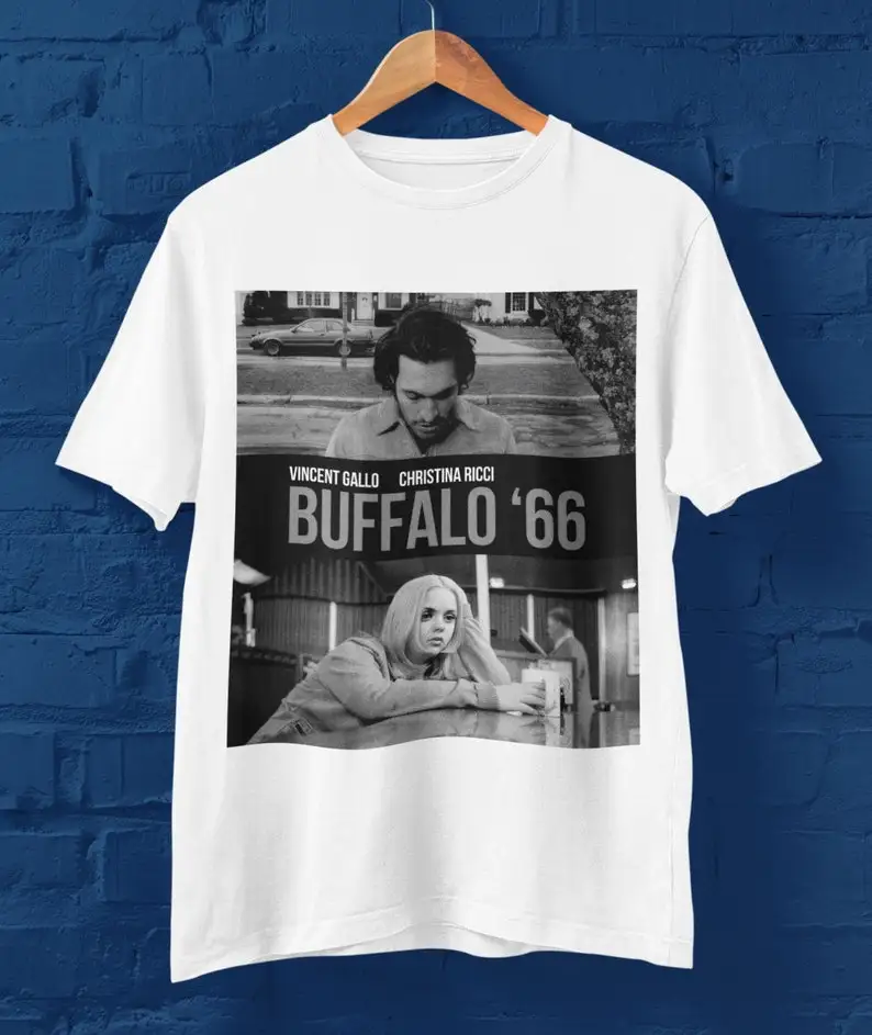 Buffalo '66 Movie Crewneck T-shirt, Vincent Gallo Christina Ricci, Tee shirt Gift for Rar