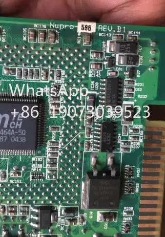 NuPRO-596 REV.B1 100%  Original IPC ISA Board  Industrial motherboard Half-Size CPU Card PICMG1.0 Embedded wtih CPU RAM FAN