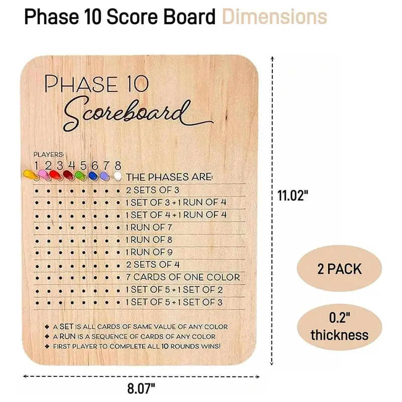 At13 fase 10 placar fase dez placar e rastreador redondo fase 10 cartas jogo pontuação folhas clássico jogos de cartas de tabuleiro