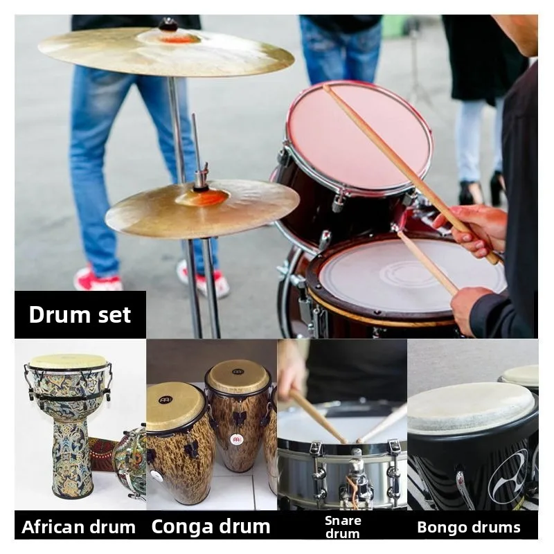 Universal Retractable Microphone Stand Clip for Snare Drum Jazz African Drum Tambourine Recording