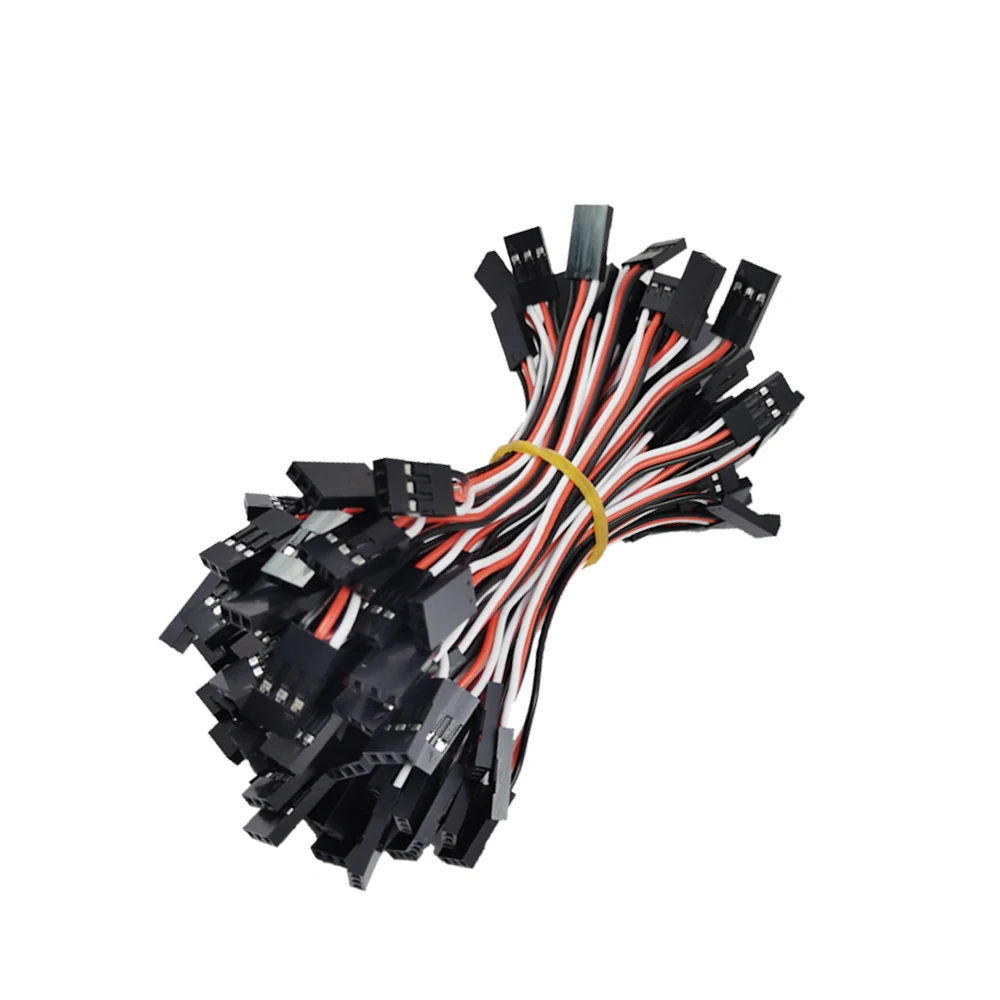 100pcs  Male to Male JR Plug Servo Extension Lead Wire Cable 10CM 15CM 30CM for RC Plane Quadcopter