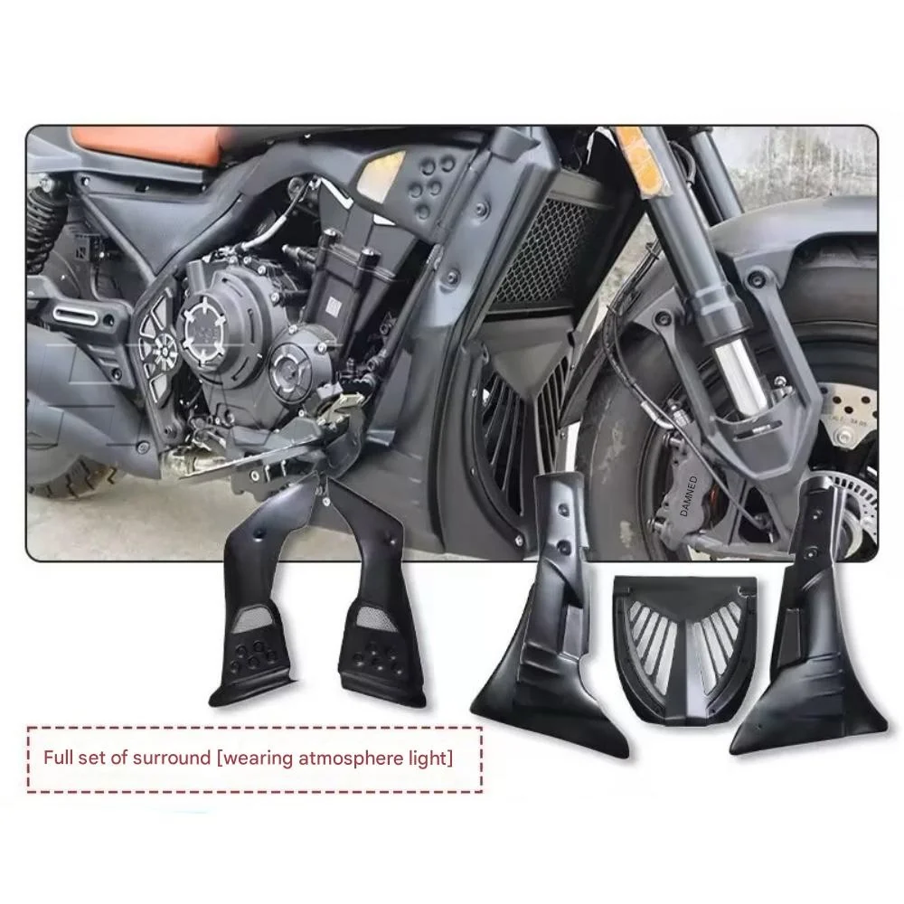 Motorcycle Engine Lower Shield Guard For VOGE CU525 Sturdy Durable Easy Install Body Protection Modified Kit