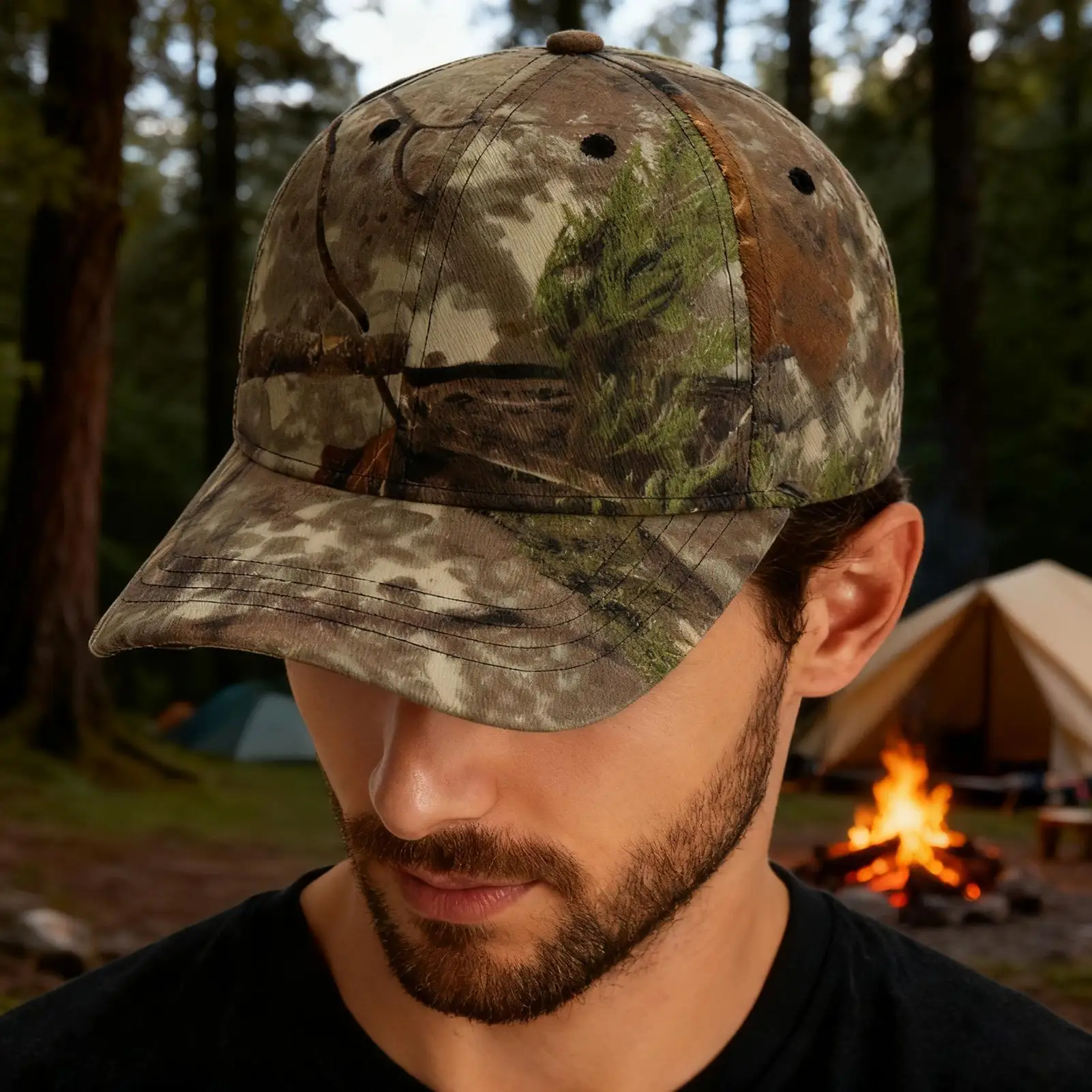 

Бейсбольная кепка, хлопковый регулируемый головной убор для гольфа, уличная шапка для мужчин, охота, рыбалка, кемпинг, работа, спорт, гольф, бег