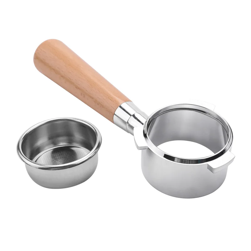 N98R 2Pcs 54Mm Bottomless Portafilter For Breville Barista Express BES870XL BES870BSXL BES878BSS BES880BSS BES840XL A