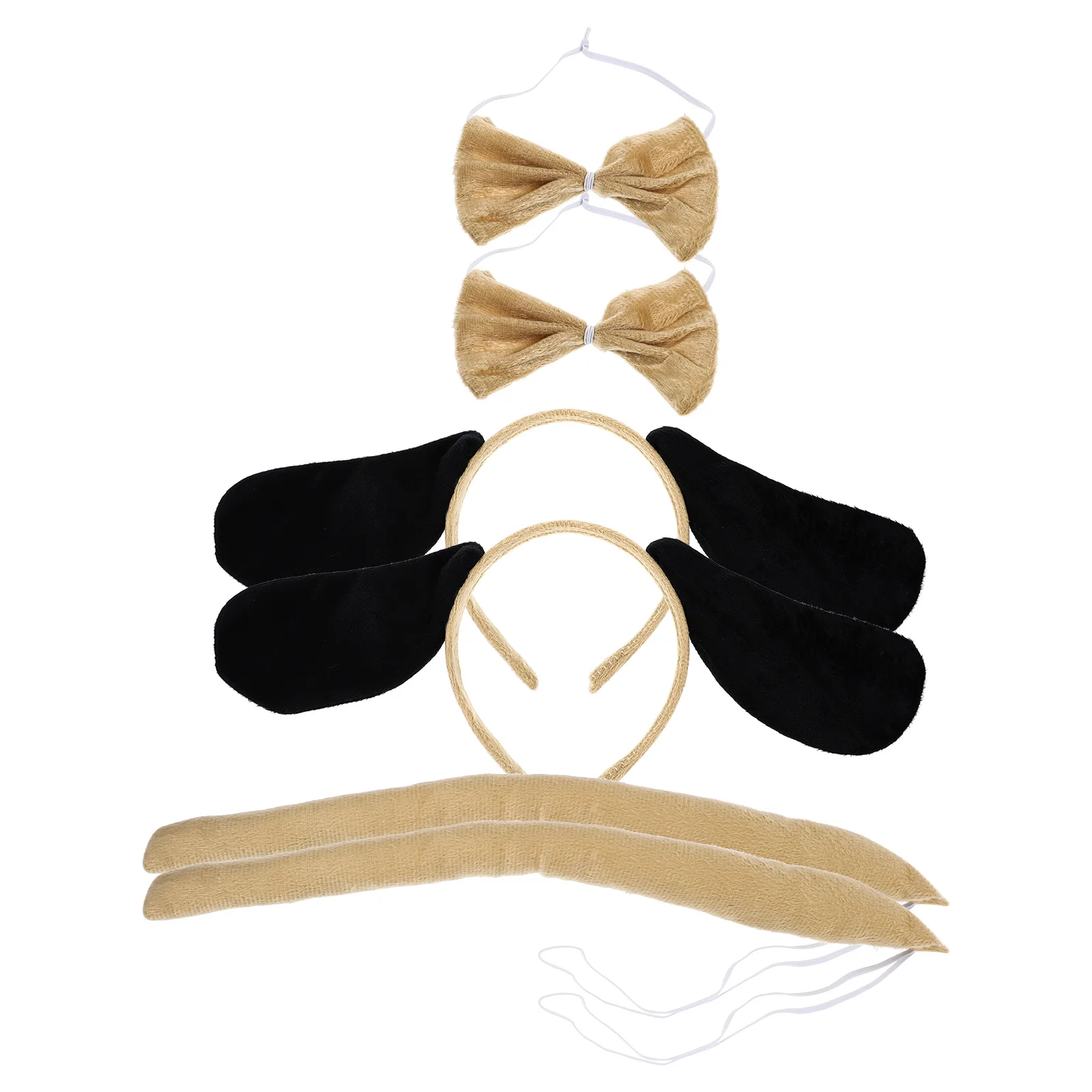 مجموعتان من أغطية الرأس على شكل حيوانات، مجموعات ذيل ربطة شعر للأطفال، دعائم أداء لمرحلة الأطفال، مستلزمات الحفلات التنكرية، إكسسوارات أزياء الحيوانات