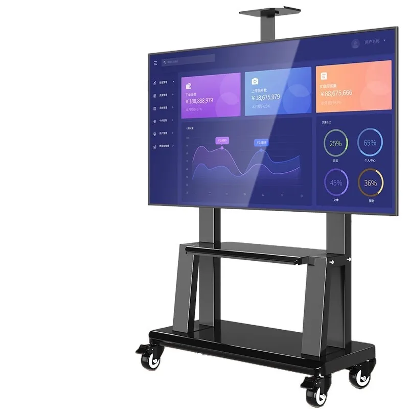 

Мобильные кронштейны для телевизоров различных марок с колесиками, напольная стойка для мониторов, мобильный держатель для интерактивных панелей и мультимедийных устройств.